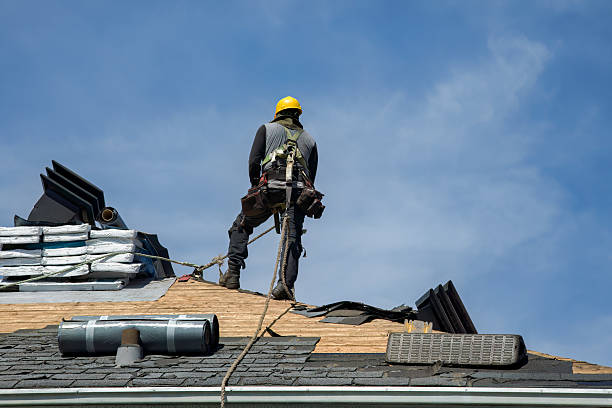 Professional Gutter Installation technician working in Coulee Dam, WA